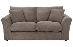 HOME Barney Large Fabric Sofa - Taupe